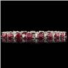 Image 2 : 14k Gold 17.50ct Ruby 0.70ct Diamond Bracelet