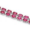 Image 2 : 14k 21.2ct Tourmaline 0.40ct Diamond Bracelet