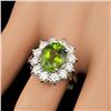 Image 5 : 14k Gold 4.00ct Tourmaline 1.80ct Diamond Ring