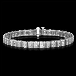 14K Gold 5.85ct Diamond Bracelet