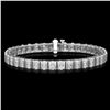 Image 1 : 14K Gold 5.85ct Diamond Bracelet