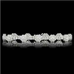 18k White Gold 9.30ct Diamond Bracelet