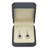 Image 2 : 14K Gold  2.33ct Sapphire 2.25 Diamond Earrings