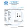 Image 3 : 14K Gold  2.33ct Sapphire 2.25 Diamond Earrings