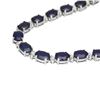 Image 2 : 14K Gold 43.10ct Sapphire 1.51ct Diamond Necklace