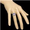 Image 3 : 14K Gold 2.01ct Tanzanite 1.00ct Diamond Ring