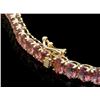 Image 3 : 14k Gold 44ct Tourmaline 1.40ct Diamond Necklace