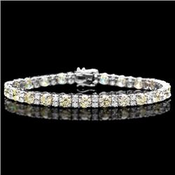 18k White Gold 12.5ct Diamond Bracelet