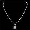 Image 1 : 18K Gold 8.75ct Diamond Necklace