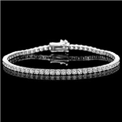 18k White Gold 4.45ct Diamond Bracelet