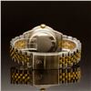 Image 3 : Rolex Two-Tone Datejust 36mm Custom Silver Jubeele Dial with Gold Roman Numerals, Bezel 2.25ct Men's