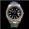 Image 1 : Rolex DateJust 41mm Black Index Diamond Bezel Aprox. 6.0 cts. Mens Wristwatch