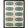 Image 2 : Dominion of Canada, 25¢ "Shinplaster" 1900 uncut sheet of ten