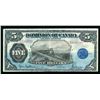 Image 1 : Nice Dominion of Canada Train $5, 1912