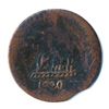 Image 1 : Rare Blacksmith token, Br.1008, BL-32A1, 1820