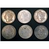 Image 1 : U.S. Silver Dollars, 1921, Morgan, (6)