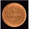 Image 1 : Newfoundland $2 Gold, 1881