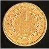 Image 1 : U.S. $1 Gold, 1851