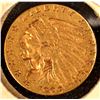 Image 1 : Indian $2½ Gold, 1909, VF-EF