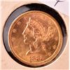 Image 1 : Liberty $5 Gold, 1882S, MS-62