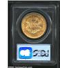 Image 2 : 1861 $20 AU55 PCGS.