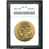Image 1 : 1861 $20 MS60 ANACS.