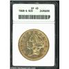 Image 1 : 1868-S $20 XF45 ANACS.