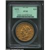 Image 1 : 1872 $20 XF40 PCGS.