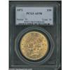 Image 1 : 1872 $20 AU58 PCGS.
