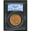 Image 1 : 1873 $20 Open 3 AU58 PCGS.