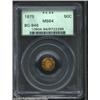 Image 1 : 1875 50C Indian Octagonal 50 Cents, BG-946, R.5, MS64 PCGS.