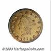Image 1 : 1876 50C Liberty Round 50 Cents, BG-1040A (1039A), High R.6, MS63 PCGS.