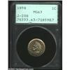 Image 1 : 1858 P1C Indian Cent, Judd-208, Pollock-253, R.7, MS63 PCGS.
