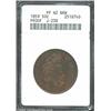 Image 1 : 1859 P50C Half Dollar, Judd-238, Pollock-294, R.5, PR62 Brown ANACS.