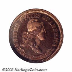 1869 10C Standard Silver Ten Cents, Judd-698, Pollock-777, R.7, PR65 Red and Brown NGC.