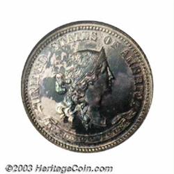 1869 10C Standard Silver Ten Cents, Judd-702, Pollock-781, R.6, PR63 NGC.