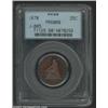 Image 1 : 1870 25C Quarter Dollar, Judd-885, Pollock-983, R.6-7, PR60 Red and Brown PCGS.