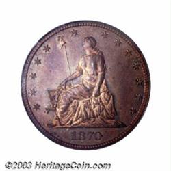 1870 50C Half Dollar, Judd-935, Pollock-1041, R.7, PR64 Red and Brown PCGS.