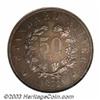 Image 2 : 1870 50C Standard Silver Half Dollar, Judd-990, Pollock-1119, R.8, PR64 Red and Brown PCGS.