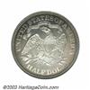 Image 2 : 1871 50C Half Dollar, Judd-1108, Pollock-1244, R.7--Scratched--ANACS. Proof, Net PR55.