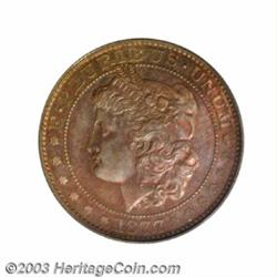 1877 50C Morgan Half Dollar, Judd-1517, Pollock-1681, R.6-7, PR65 Red and Brown PCGS.