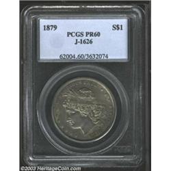 1879 $1 Goloid Metric Dollar, Judd-1626, Pollock-1822, R.6(?), PR60 PCGS.