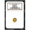 Image 1 : 1849 G$1 Open Wreath MS63 NGC.