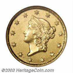 1850-C G$1 MS62 NGC.