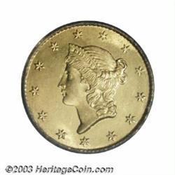1851-C G$1 MS64 PCGS.