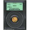 Image 1 : 1873 G$1 Open 3 MS64 PCGS.