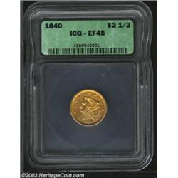 1840 $2 1/2 XF45 ICG.
