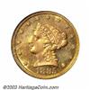 Image 1 : 1885 $2 1/2 AU58 PCGS.