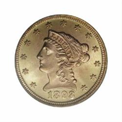 1893 $2 1/2 MS65 PCGS.