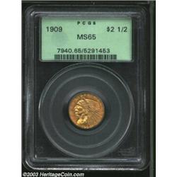 1909 $2 1/2 MS65 PCGS.